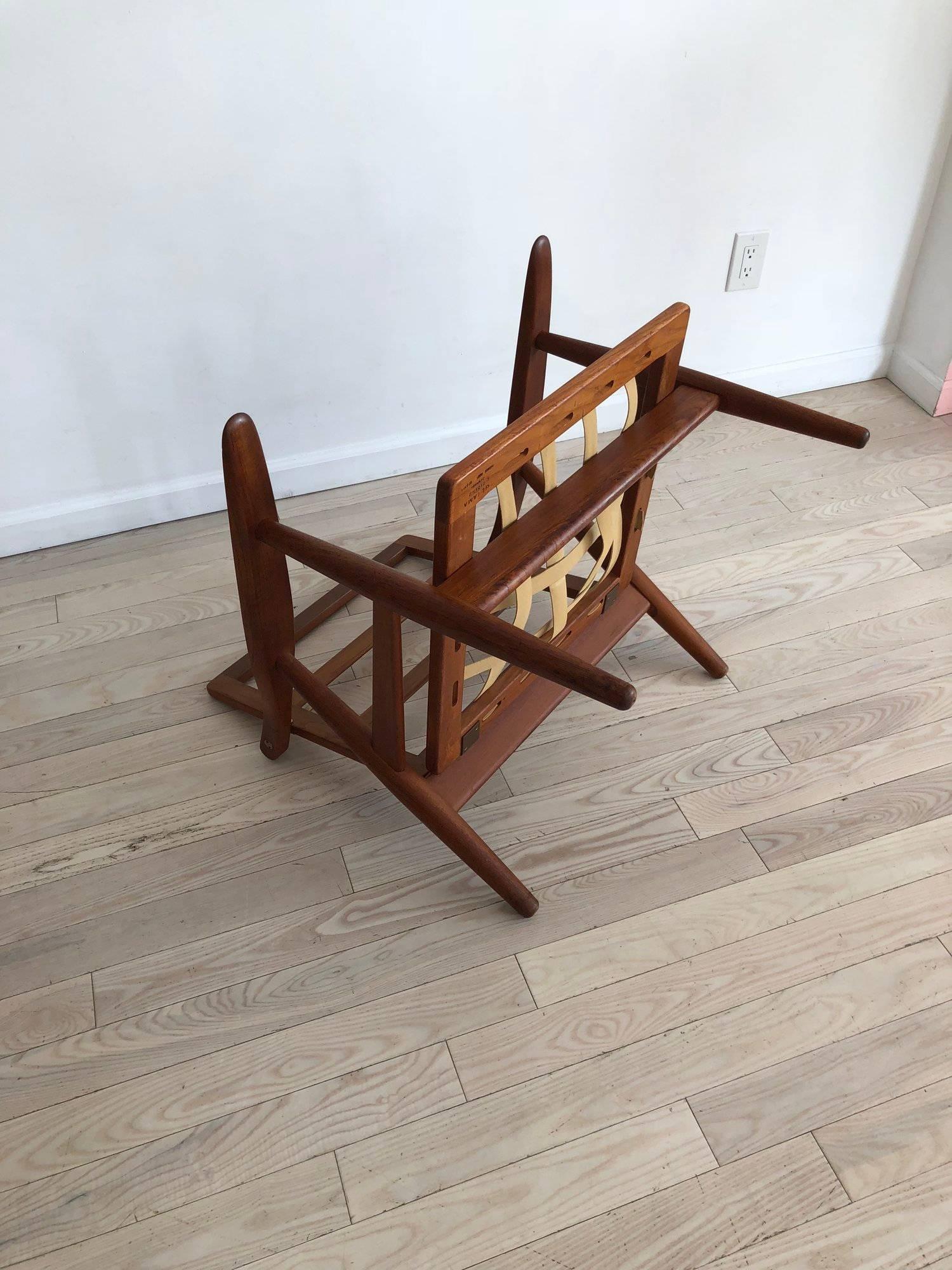 Early Hans J Wegner GE-270 Easy Chair in Teak, Made in Denmark 4