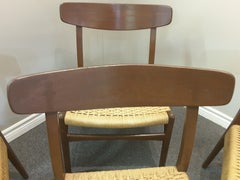 Early Hans Wegner CH-23 Chairs Set of Four