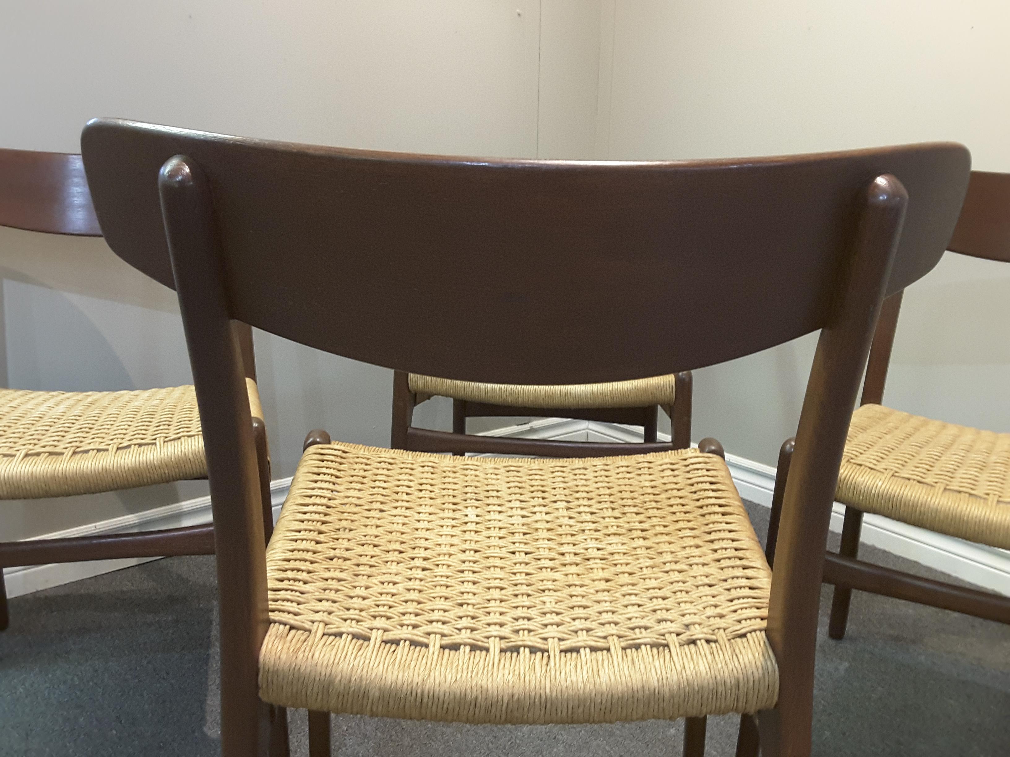 Other Early Hans Wegner CH-23 Chairs Set of Four