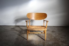 Early Hans Wegner "CH22" Lounge Chair for Carl Hansen & Sons, 1950s