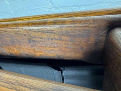 Early Hans Wegner for GETAMA Chaise Longue and ottoman. Oak & Leather /Denmark