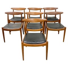 Early Hans Wegner W2 Danish Modern Dining Chairs