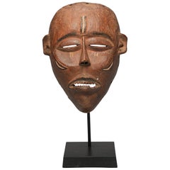 Antique Early Hardwood Pende Dance Mask Early 20th Century DR Congo African Tribal Art