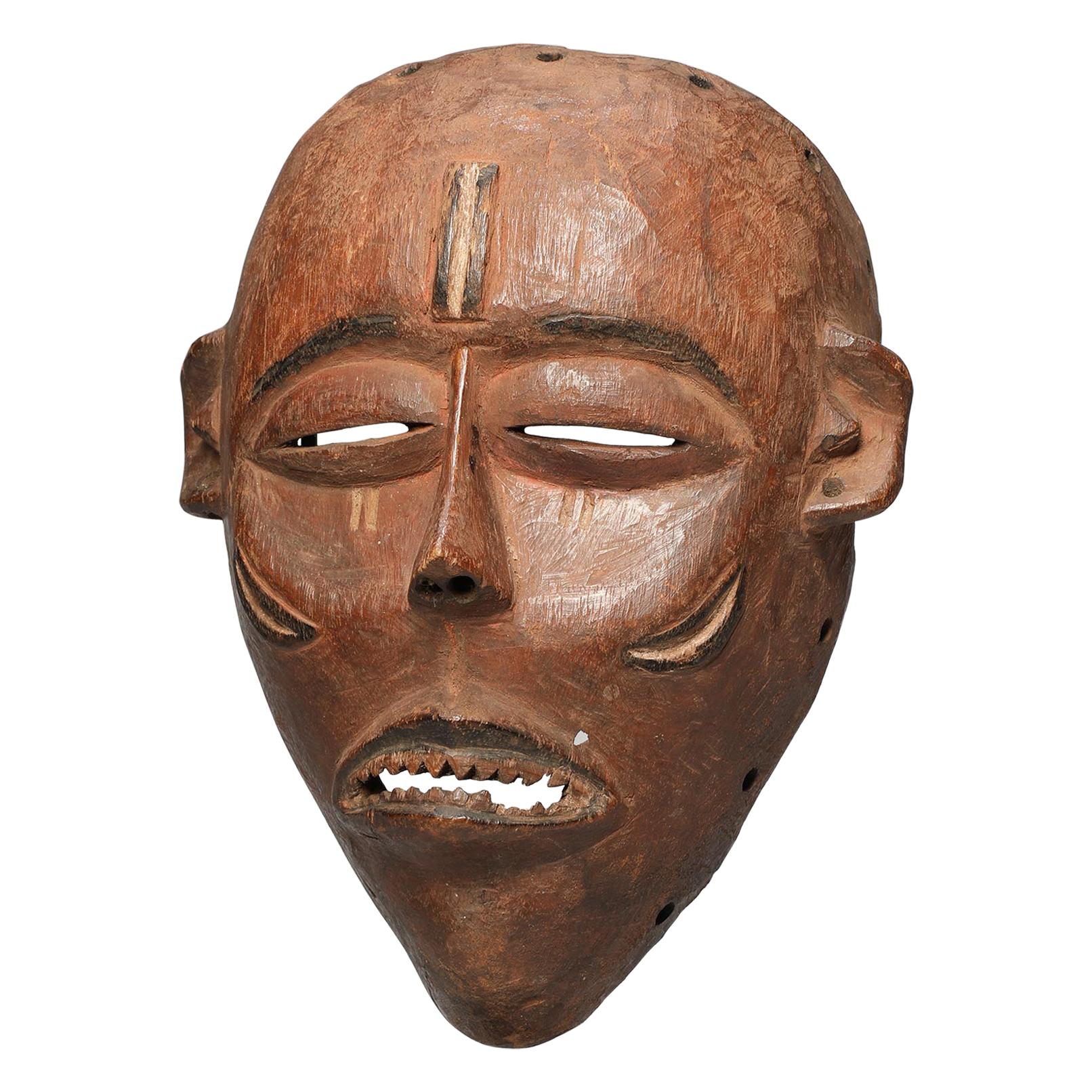 Early Hardwood Pende Dance Mask Early 20th Century DR Congo African Tribal Art For Sale