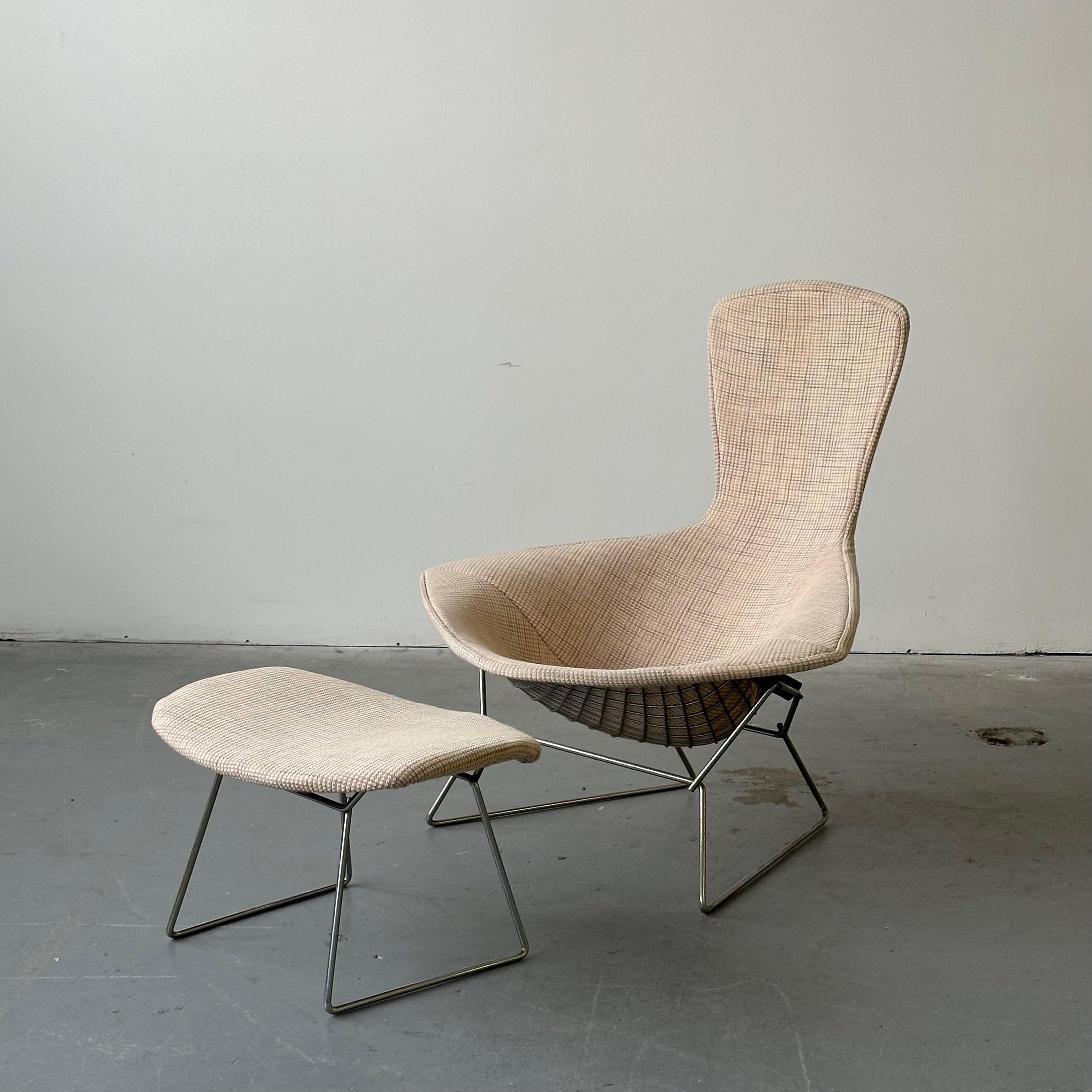 Mid-20th Century Early Harry Bertoia Bird / Diamond Chair Set