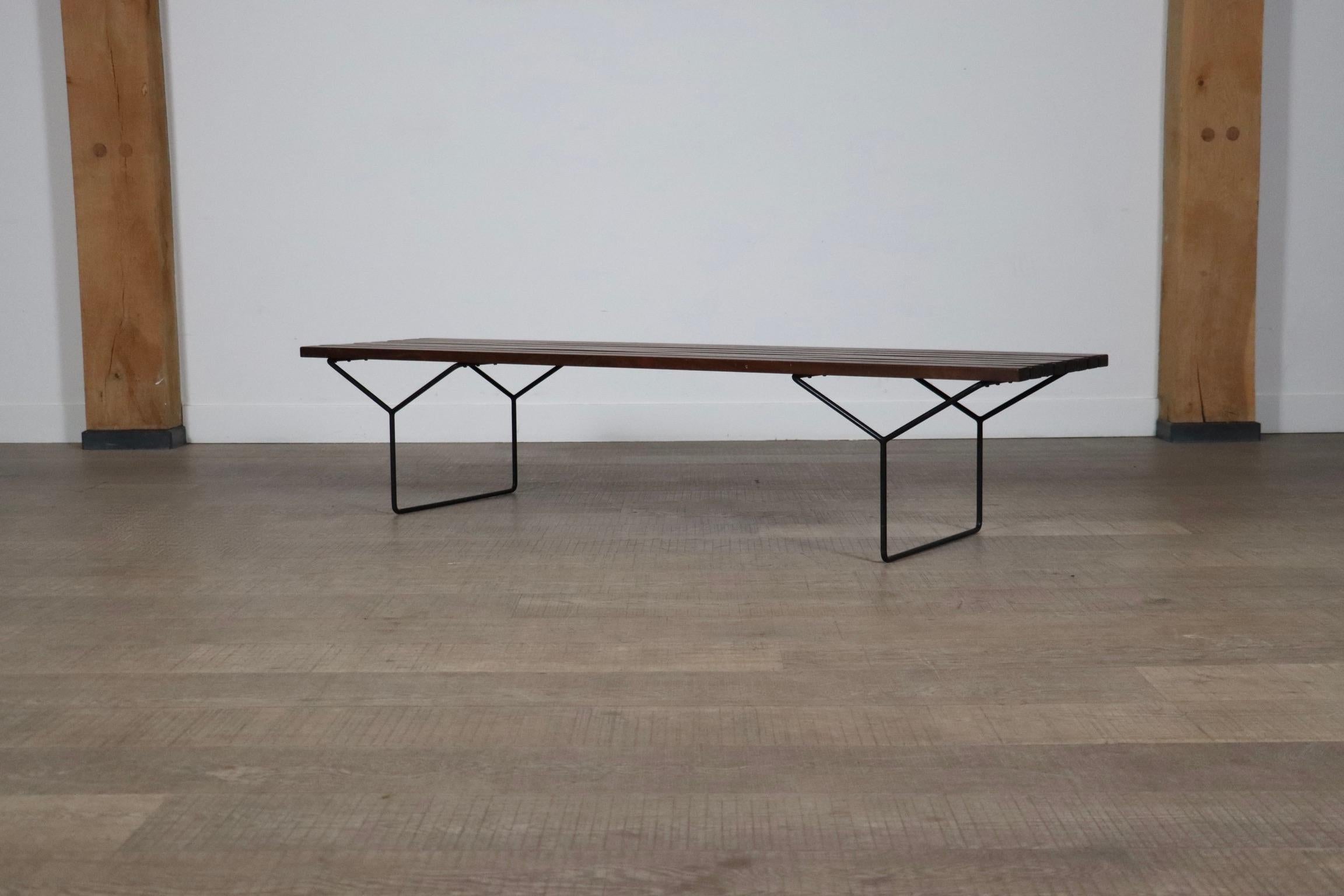 Early Harry Bertoia Model 400 Bench For Knoll International 1950s 4