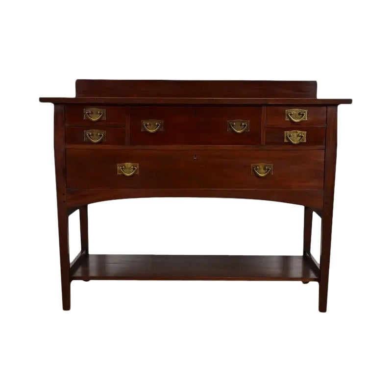Credenza in mogano Mission di Harvey Ellis per Gustav Stickley, circa 1905 in vendita