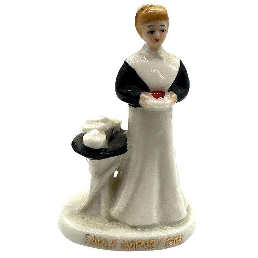 „Early Harvey Girl“ Waitress-Figur aus dem Fred Harvey Hotel & Restaurant (amerikanisch) im Angebot