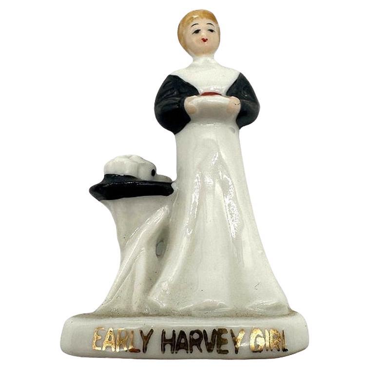 „Early Harvey Girl“ Waitress-Figur aus dem Fred Harvey Hotel & Restaurant im Angebot