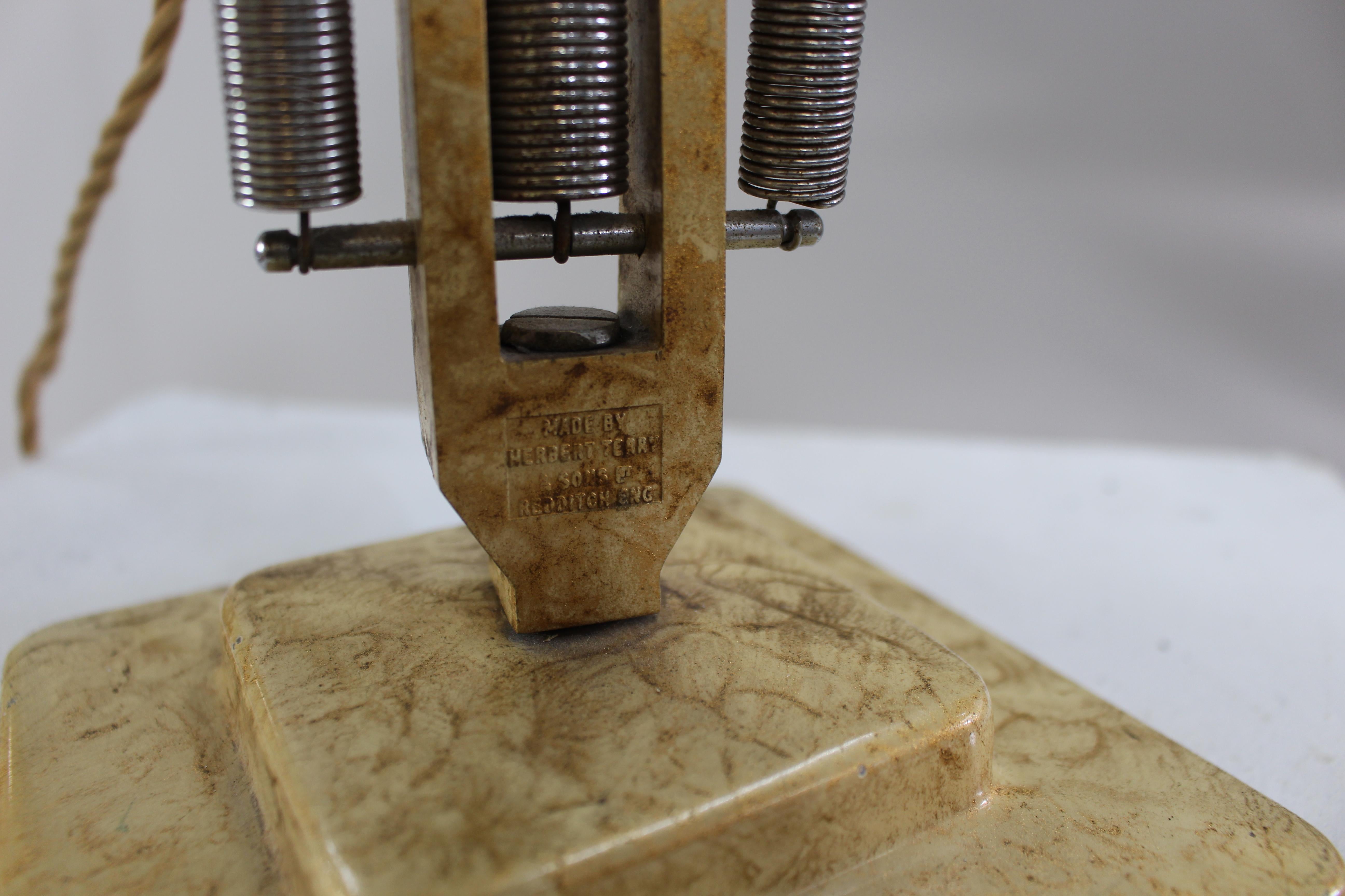Ancienne lampe de bureau Herbert Terry & Sons Anglepoise Model 1227, Angleterre, années 1930 en vente 1