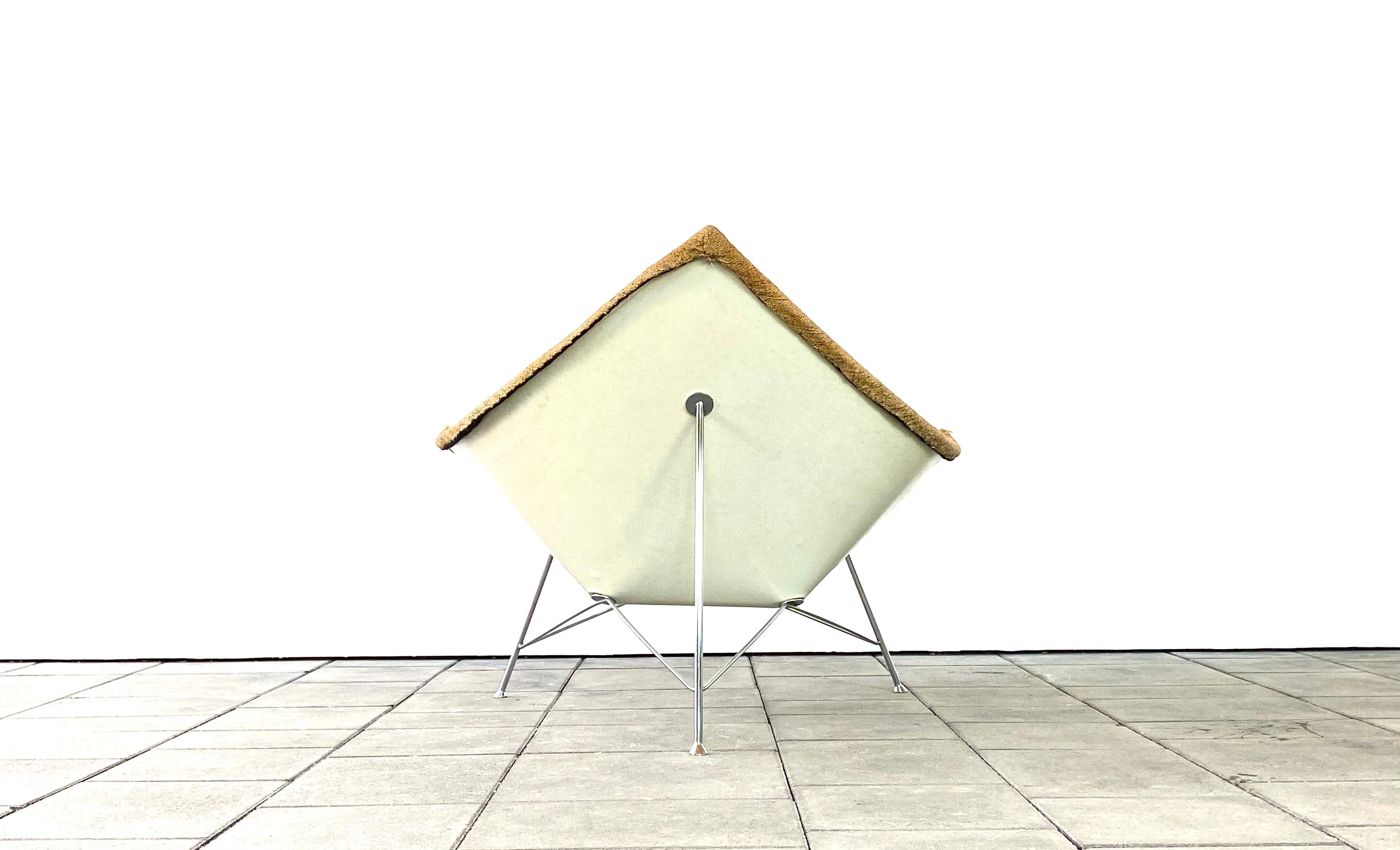 Mid-Century Modern Chaise Coconut d'Herman Miller conçue par George Nelson en 1956 en vente