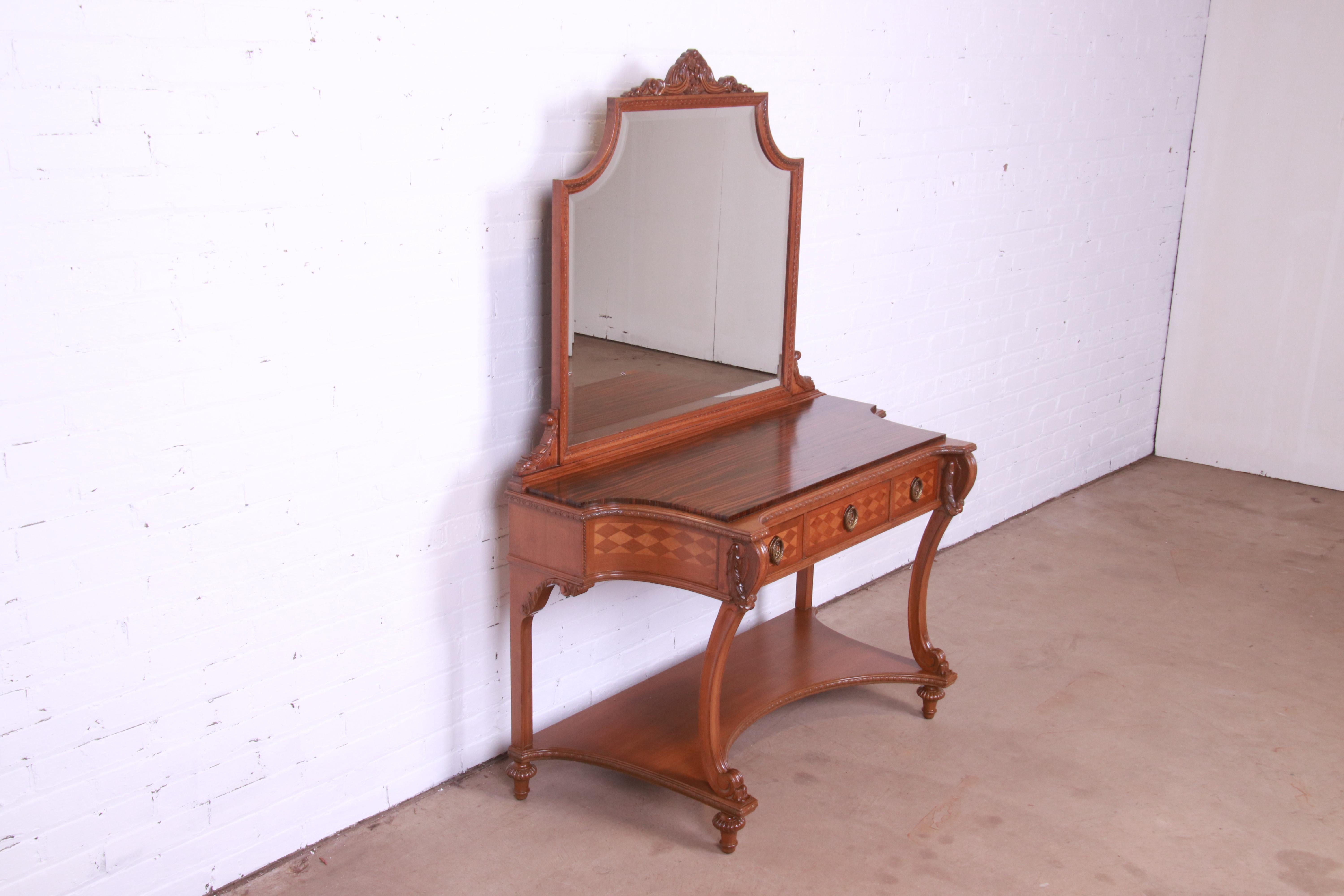 1920s vanity with mirror