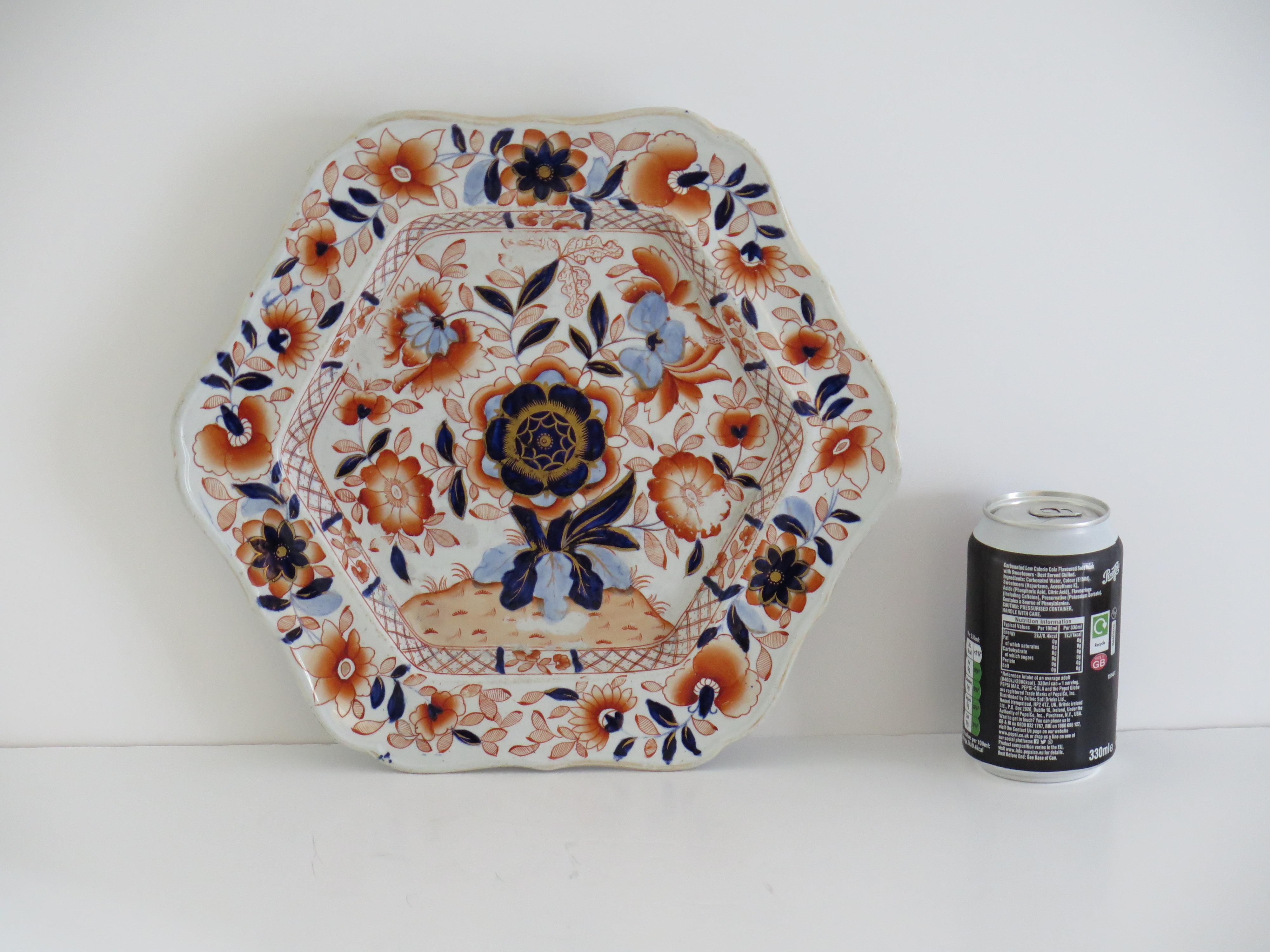Early Hicks and Meigh Ironstone Platter in Japan Pattern No.13, Circa 1817 11