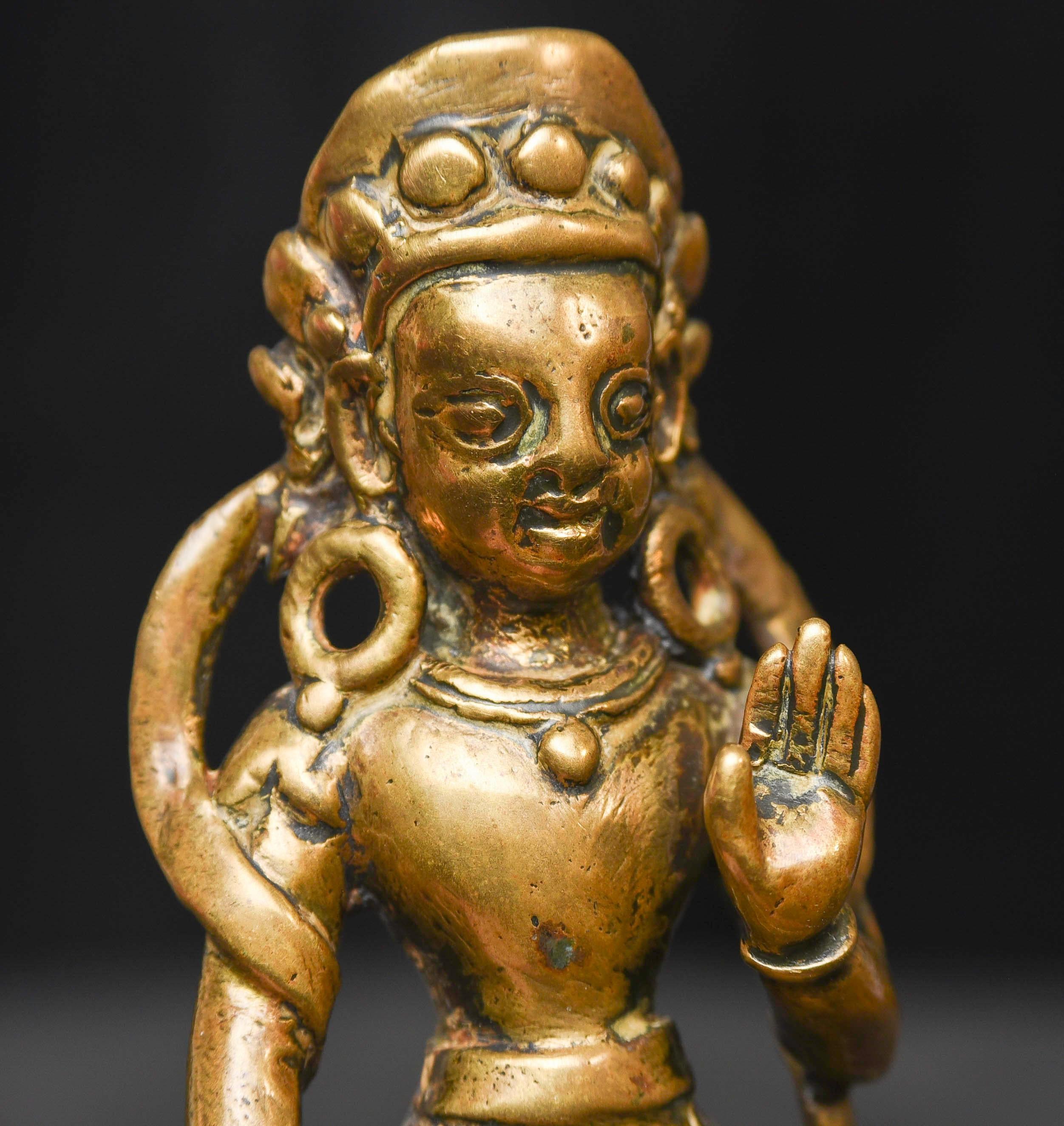 Early Himalayan Bronze Deity - 9588 For Sale 11