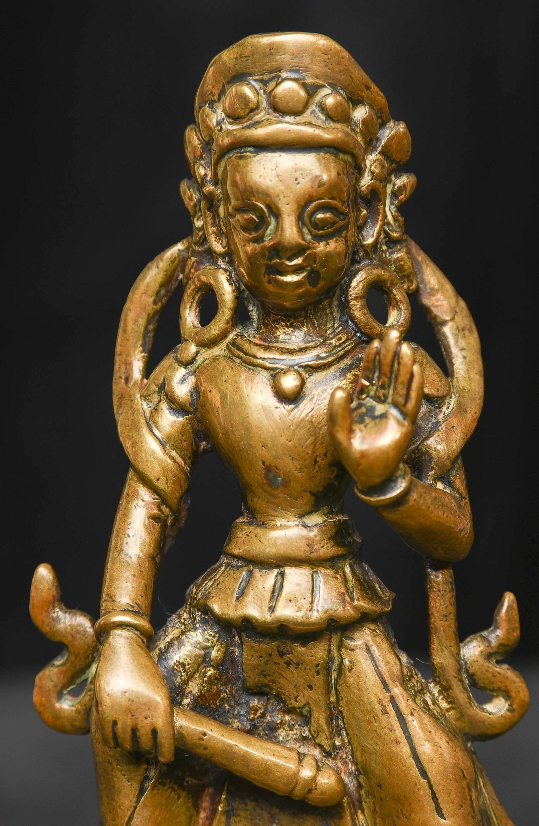 Early Himalayan Bronze Deity - 9588 For Sale 12