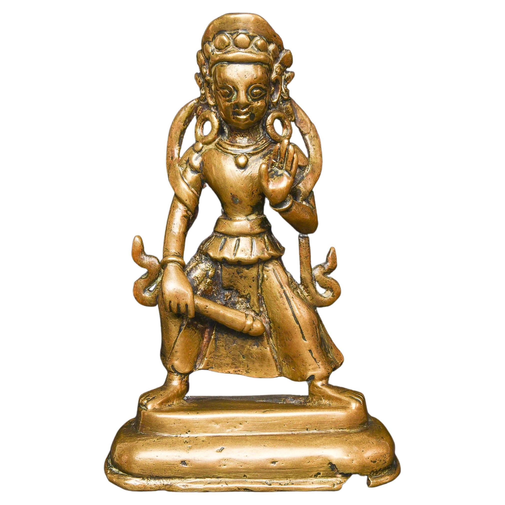Early Himalayan Bronze Deity - 9588 For Sale