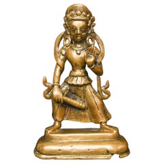 Antique Early Himalayan Bronze Deity - 9588