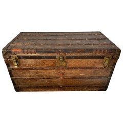 Early Historically Important Antique Louis Vuitton Steamer Trunk