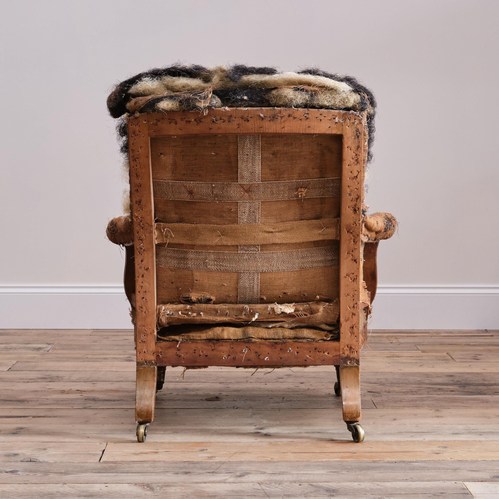 Walnut Early Howard & Sons Armchair