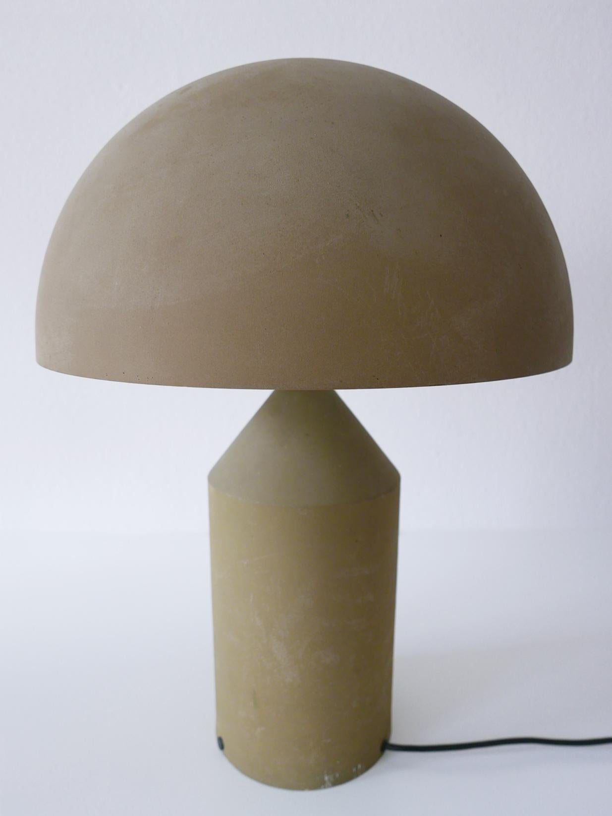 Early & Huge Atollo Table Lamp by Vico Magistretti for Oluce, Italy, 1977 2
