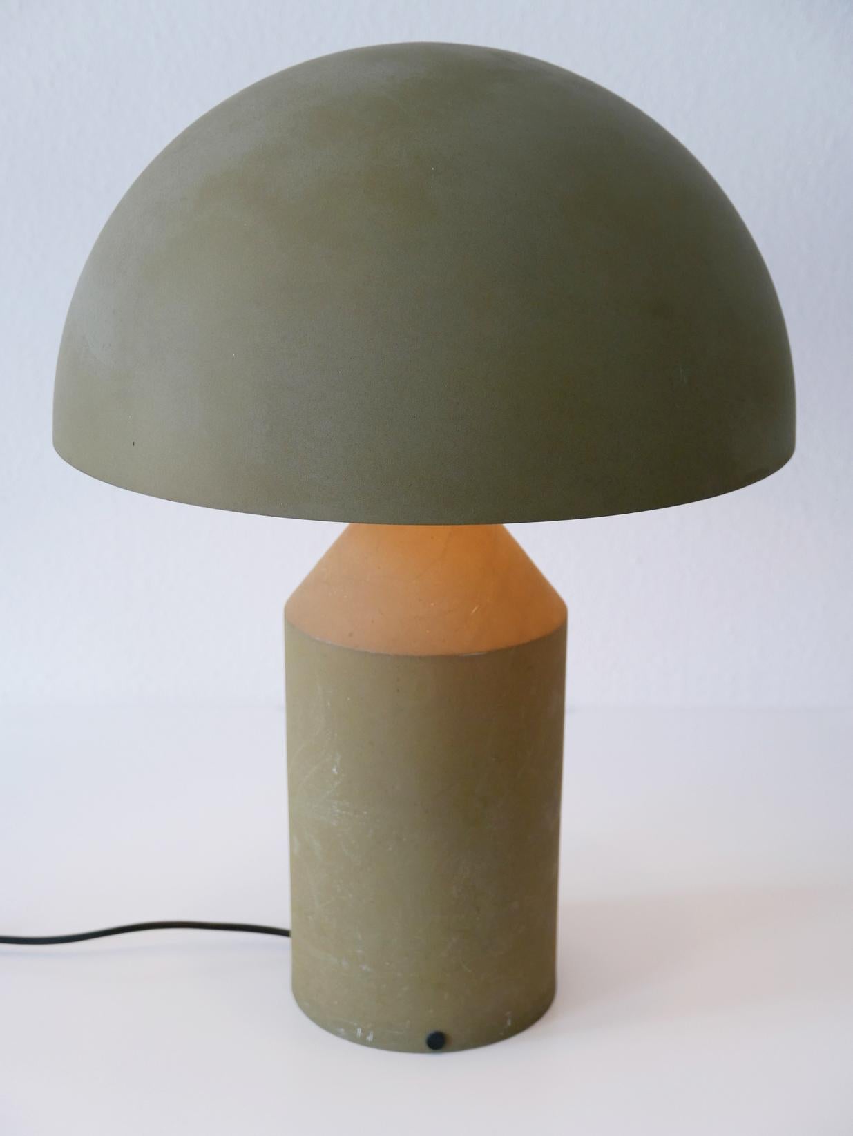 Early & Huge Atollo Table Lamp by Vico Magistretti for Oluce, Italy, 1977 3