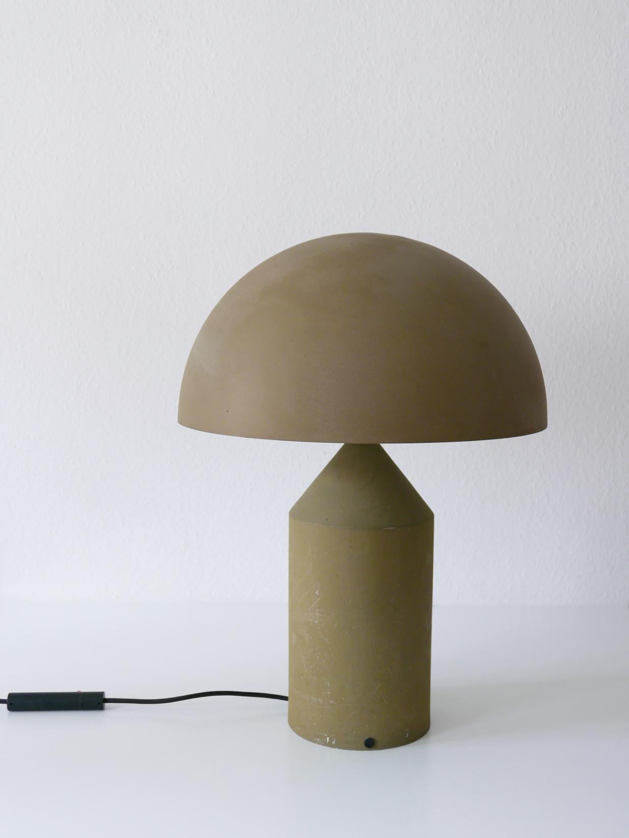 Early & Huge Atollo Table Lamp by Vico Magistretti for Oluce, Italy, 1977 4
