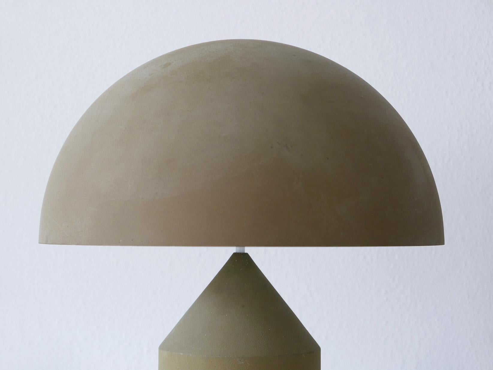 Early & Huge Atollo Table Lamp by Vico Magistretti for Oluce, Italy, 1977 7