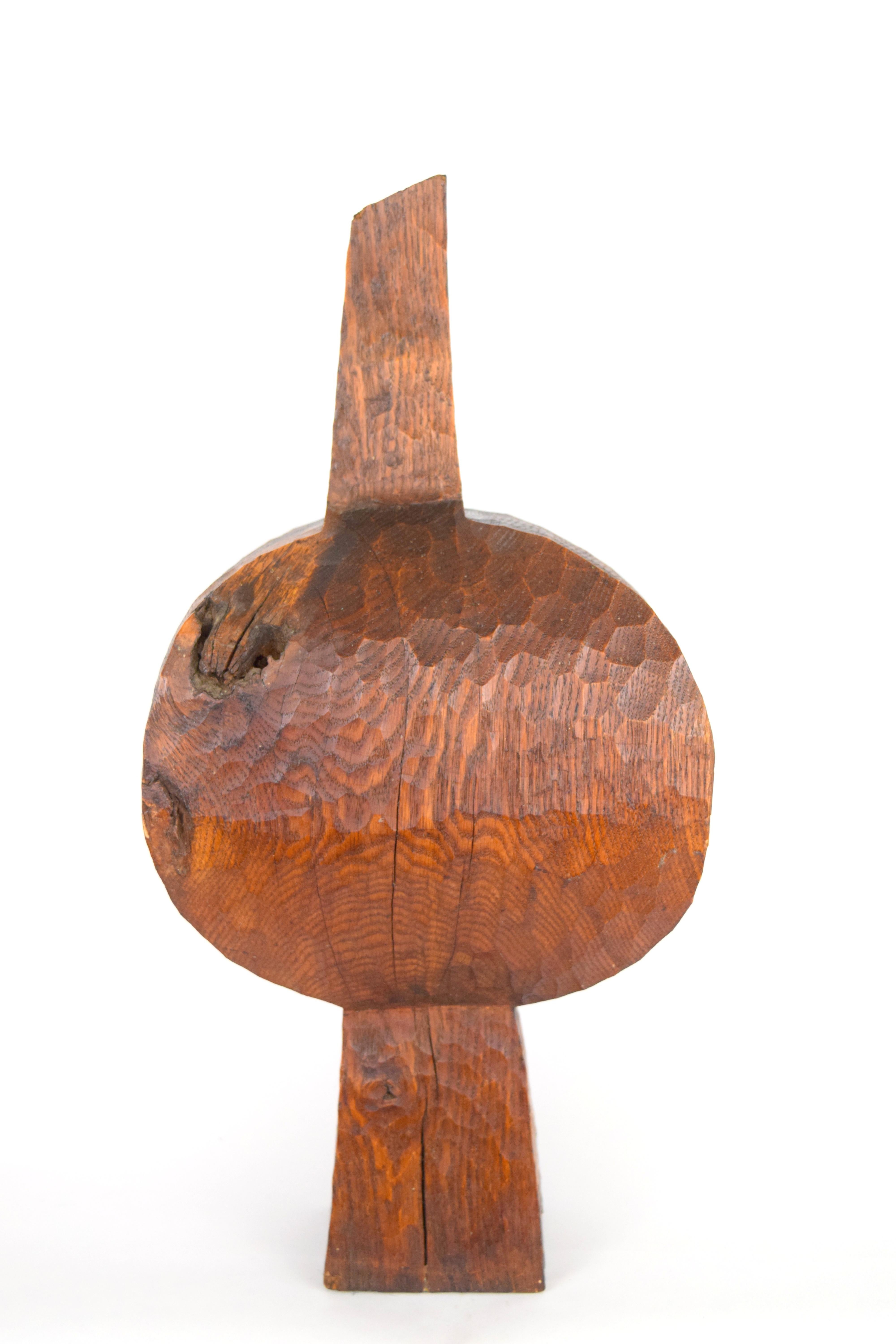 American Early Hugh Townley Bulbous Wooden Sculpture, 1953 For Sale