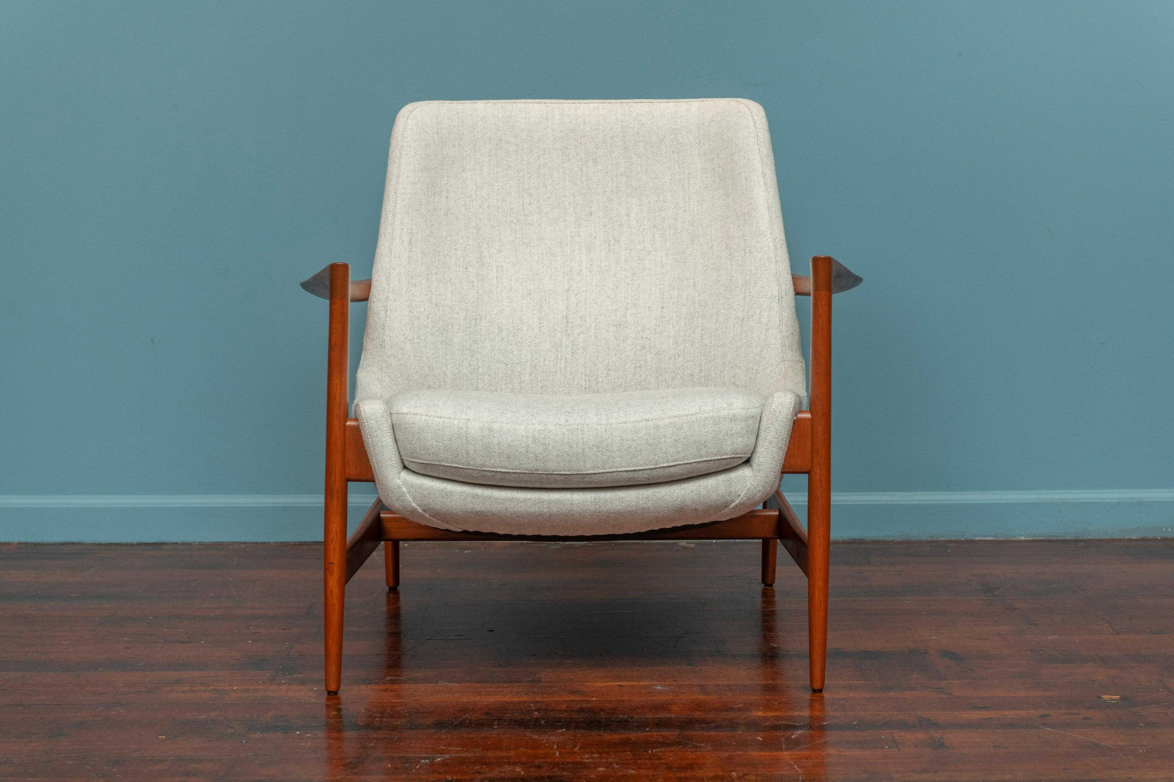 Fauteuil de salon Ib Kofod-Larsen, modèle 4346 Bon état - En vente à San Francisco, CA