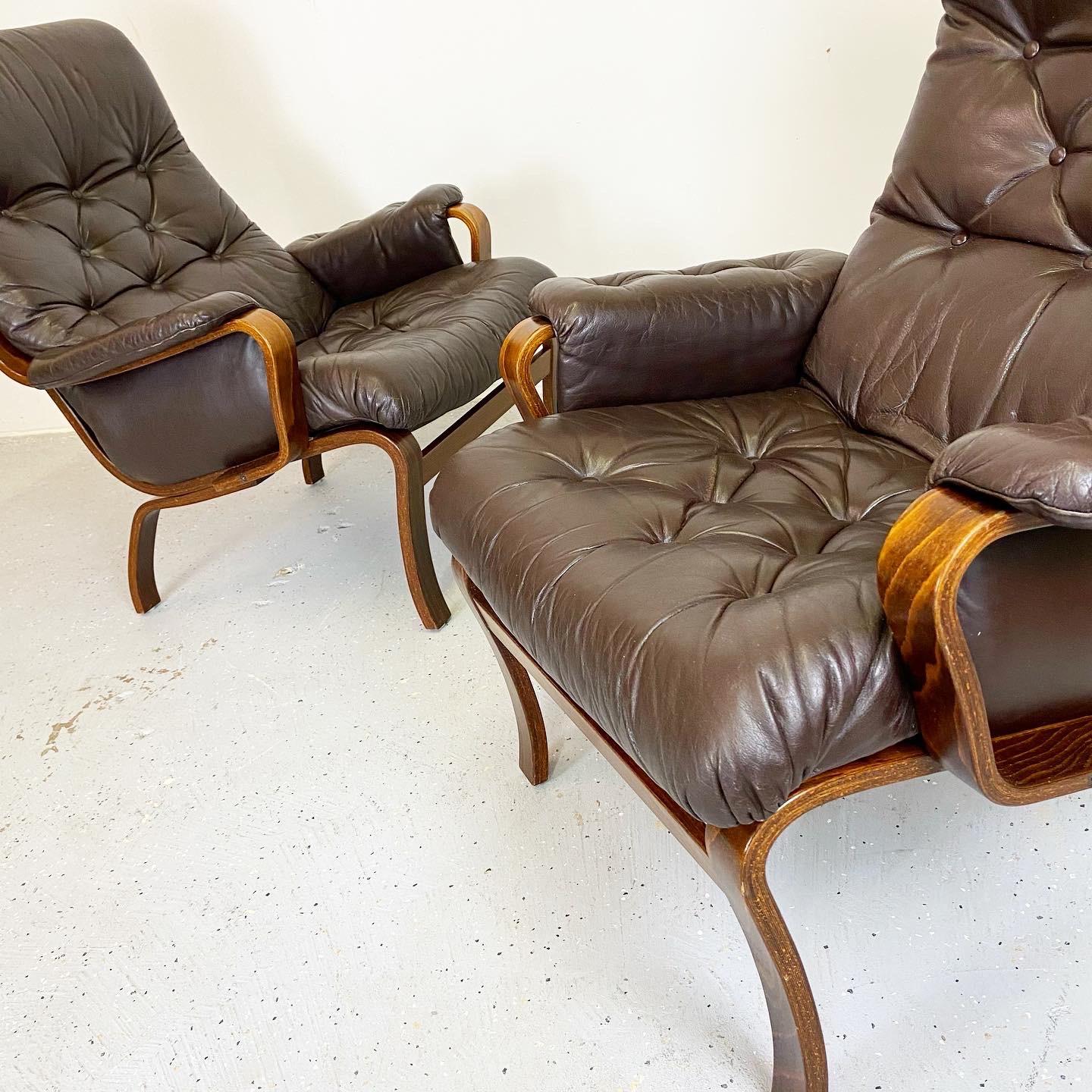 ikea leather club chair