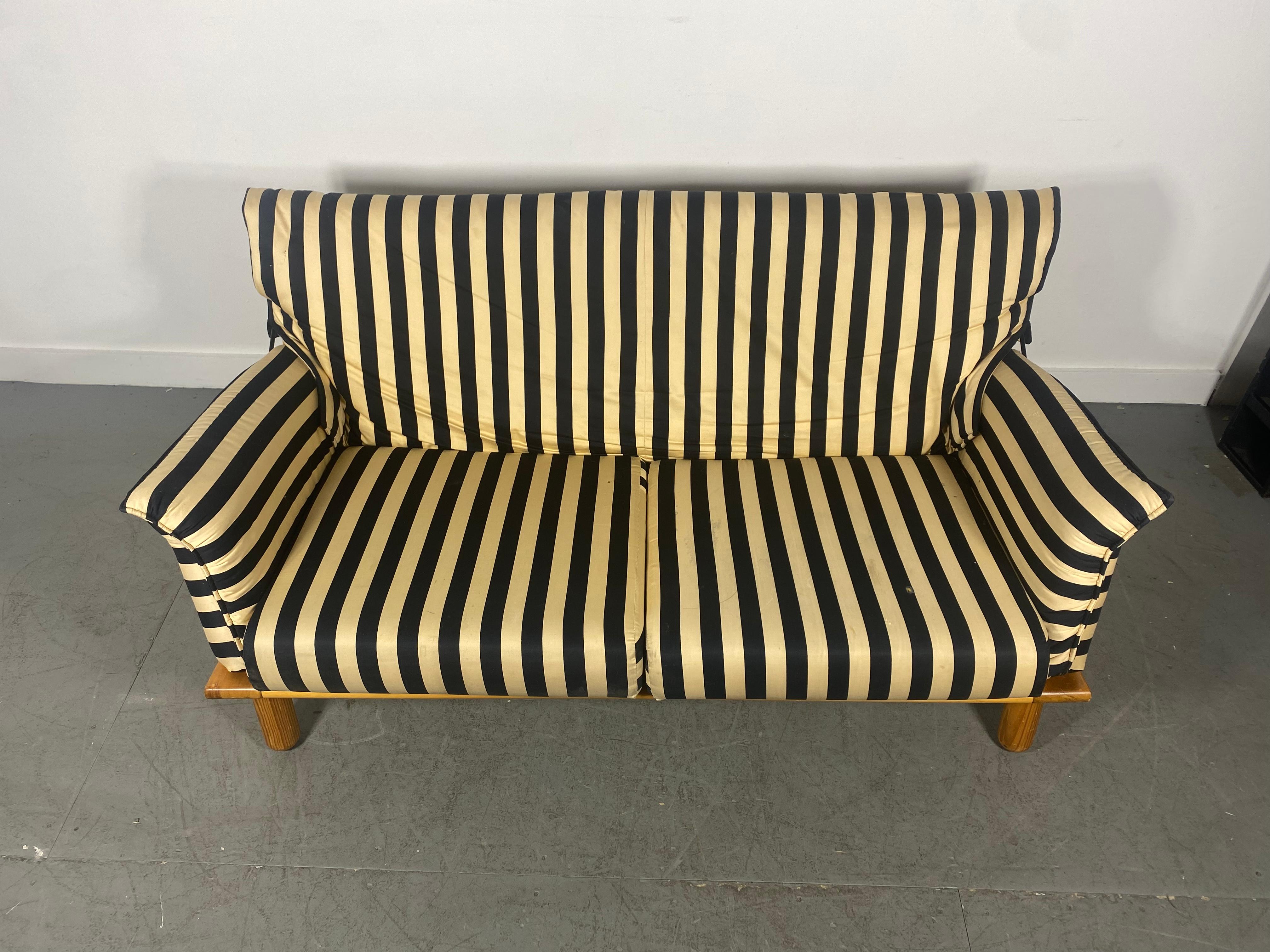 Early Ikea Settee and Chair Designed by Tord Bjorklund, Sweden For Sale 5