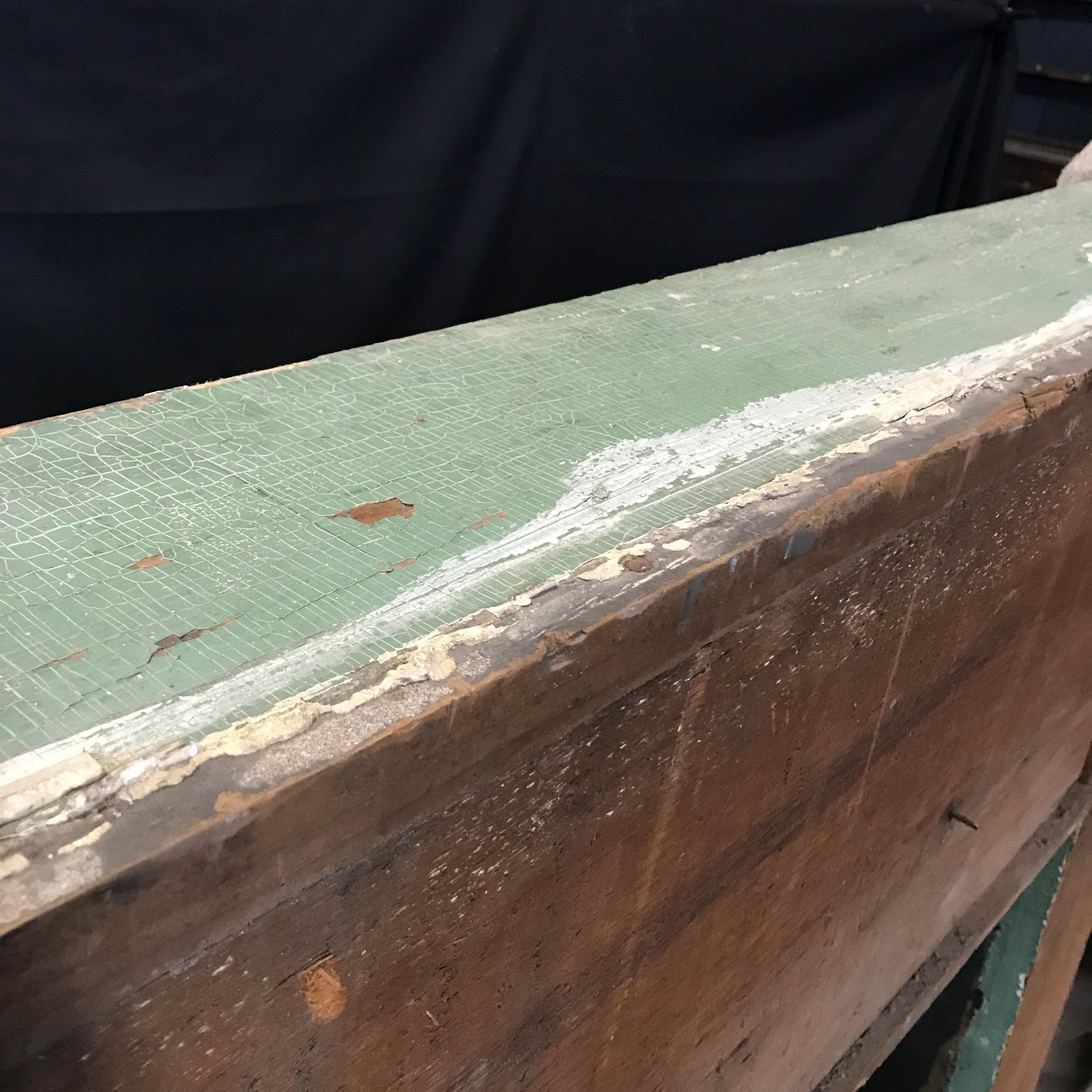 Early Important Federal Fireplace Mantel with Original Paint 5