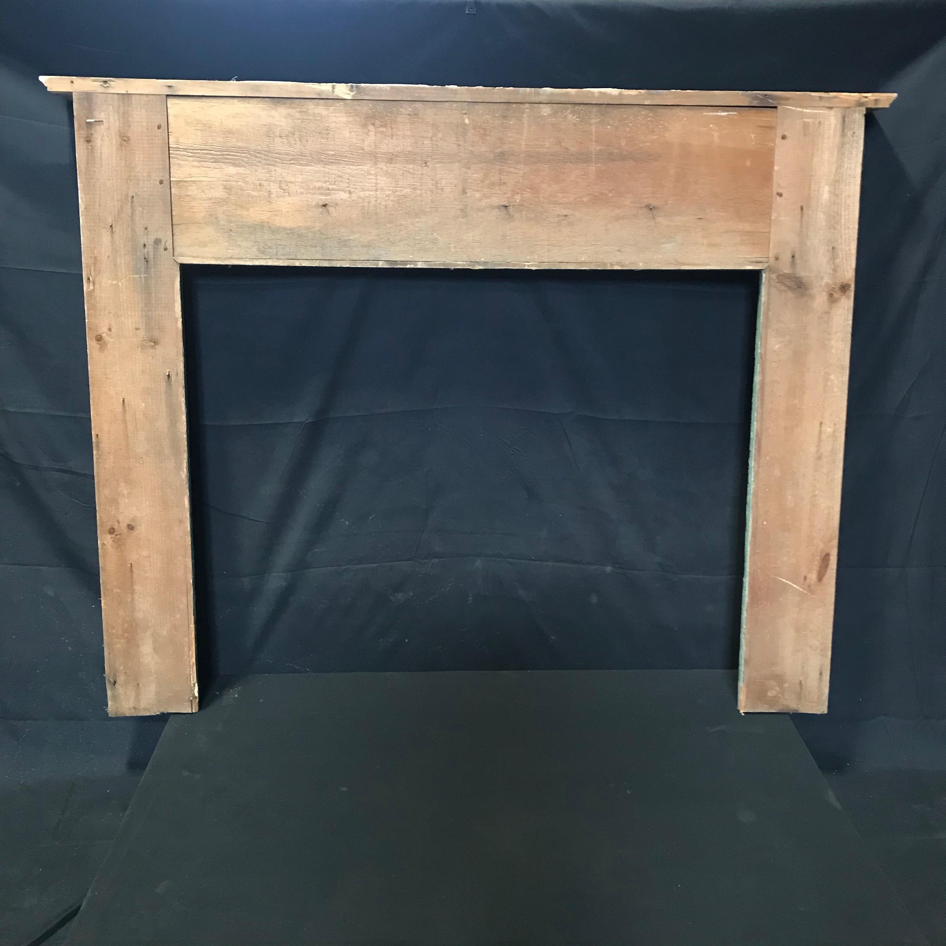 Early Important Federal Fireplace Mantel with Original Paint 7