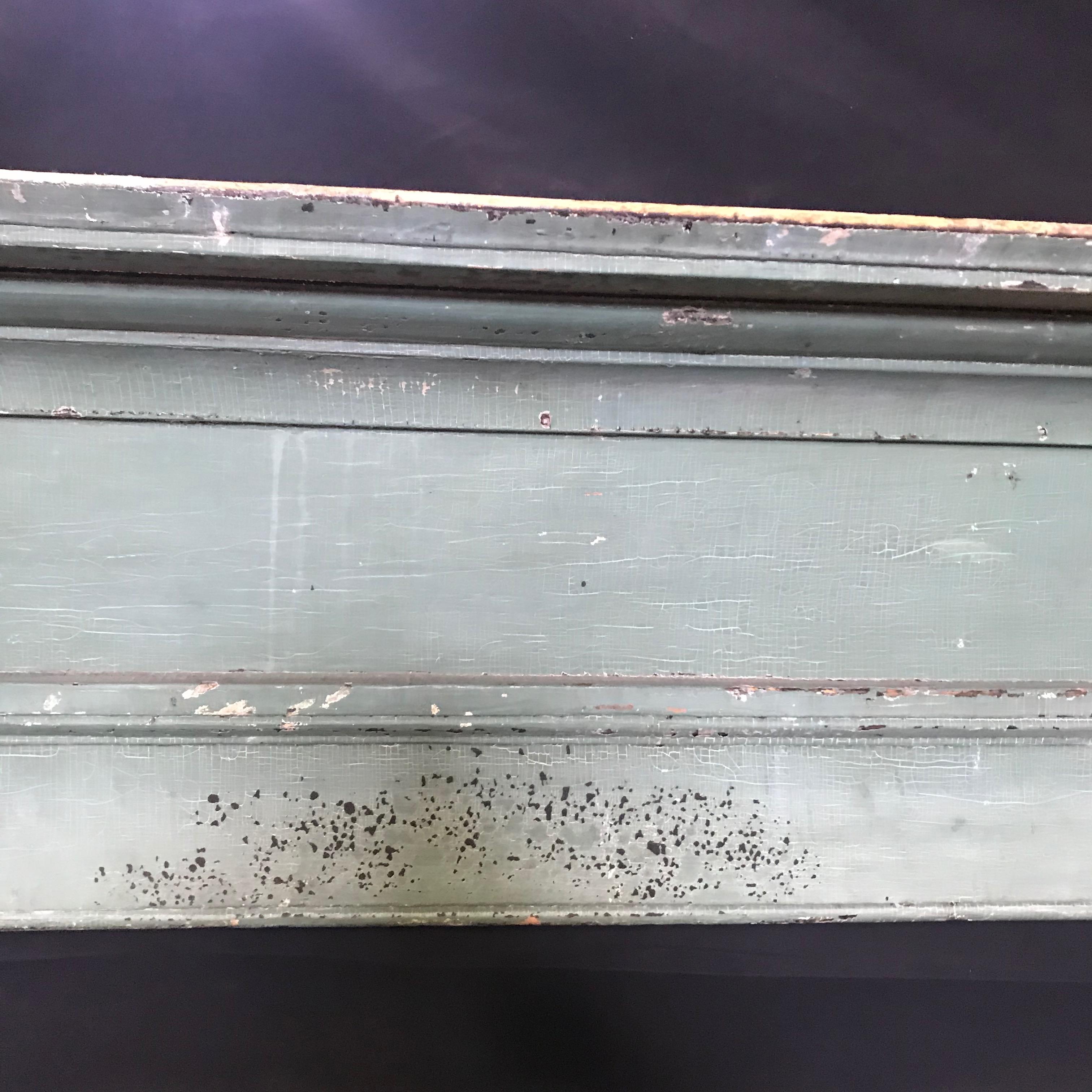 Early Important Federal Fireplace Mantel with Original Paint 1