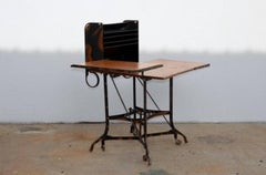 Early Industrial Rolling Desk by Toledo