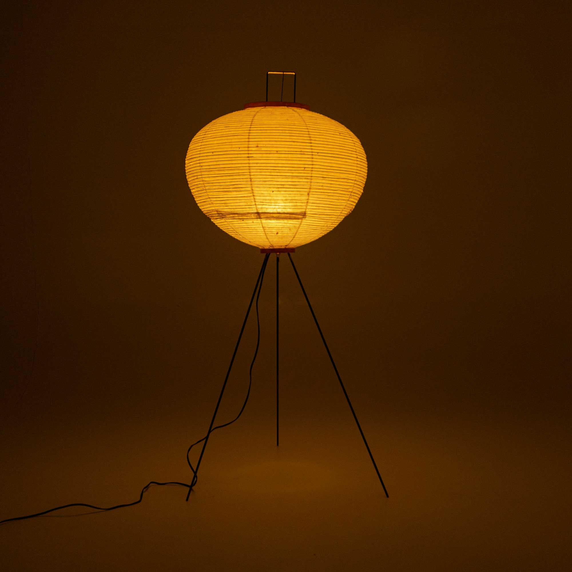 Early Isamu Noguchi Akari Floor Lamp 10A, 1950s 1