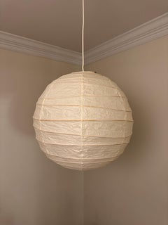 Early Isamu Noguchi Akari Light Sculpture, Model 45D Ceiling lamp