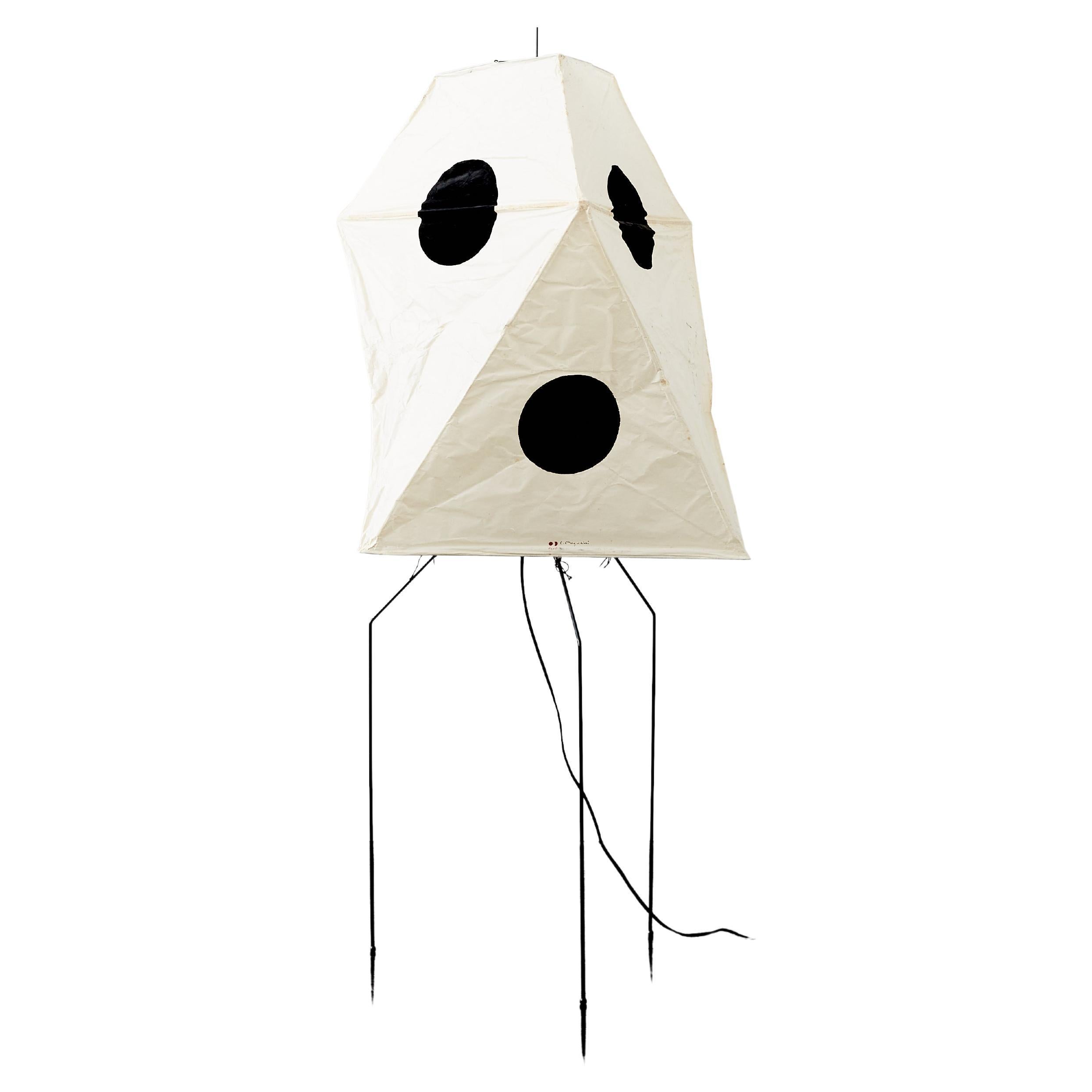 Early Isamu Noguchi Akari Light Sculpture, Model UF3-Q