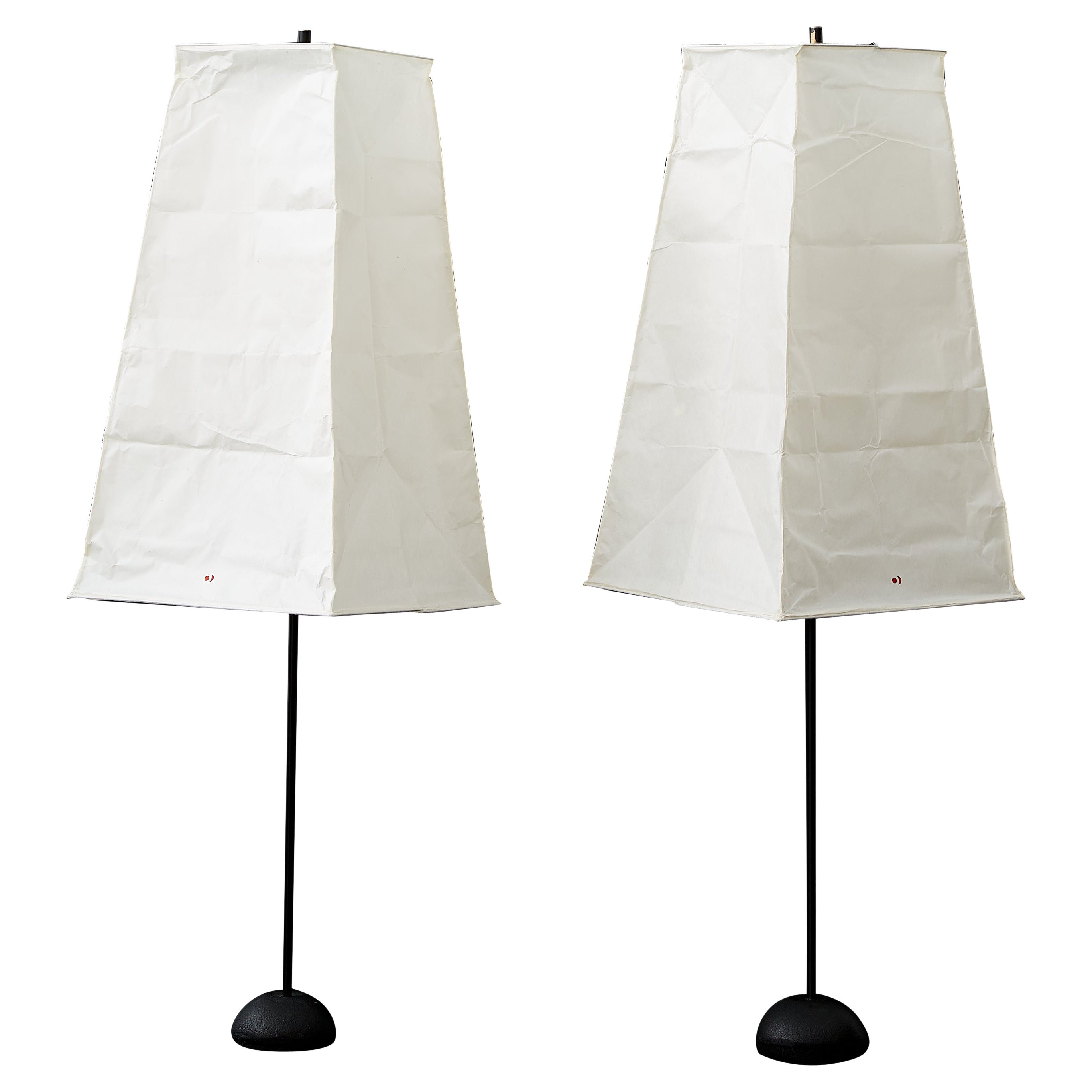 Early Isamu Noguchi Akari Light Sculptures Model T1-V2 c. 1977