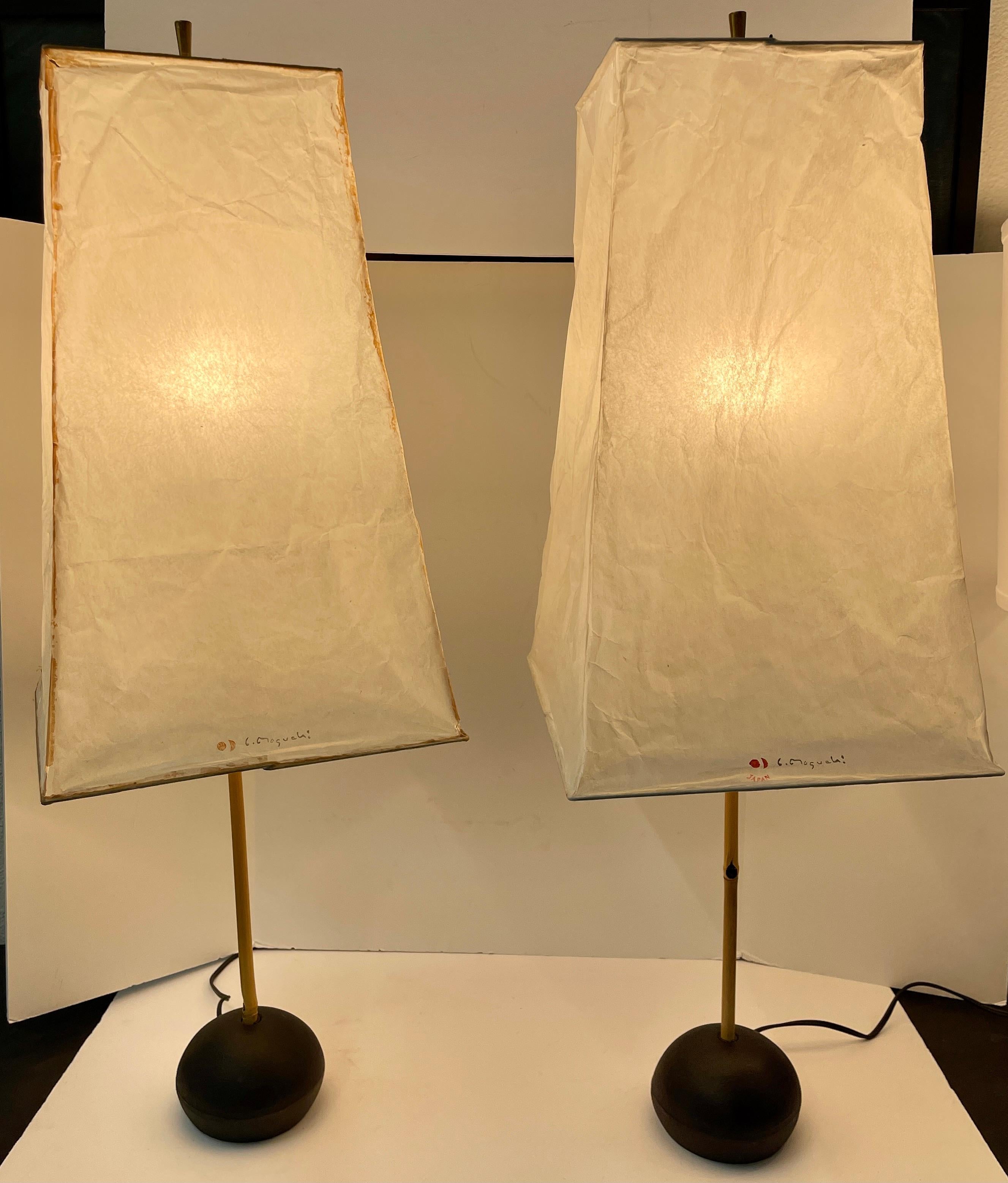 Hand-Crafted Early Isamu Noguchi Lamps by Akari