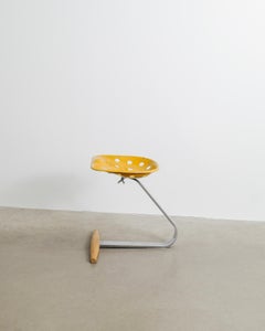 Early Italian Mid Century Mezzadro Stool by Achille Castiglioni & Zanotta, 1950s