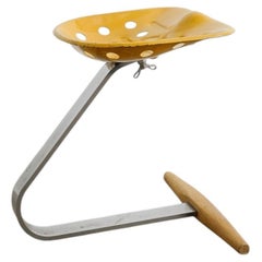 Early Italian Mid Century Mezzadro Stool by Achille Castiglioni & Zanotta, 1950s