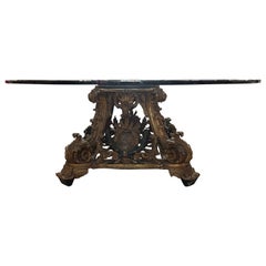 Early Italian Pedestal / Dining Table