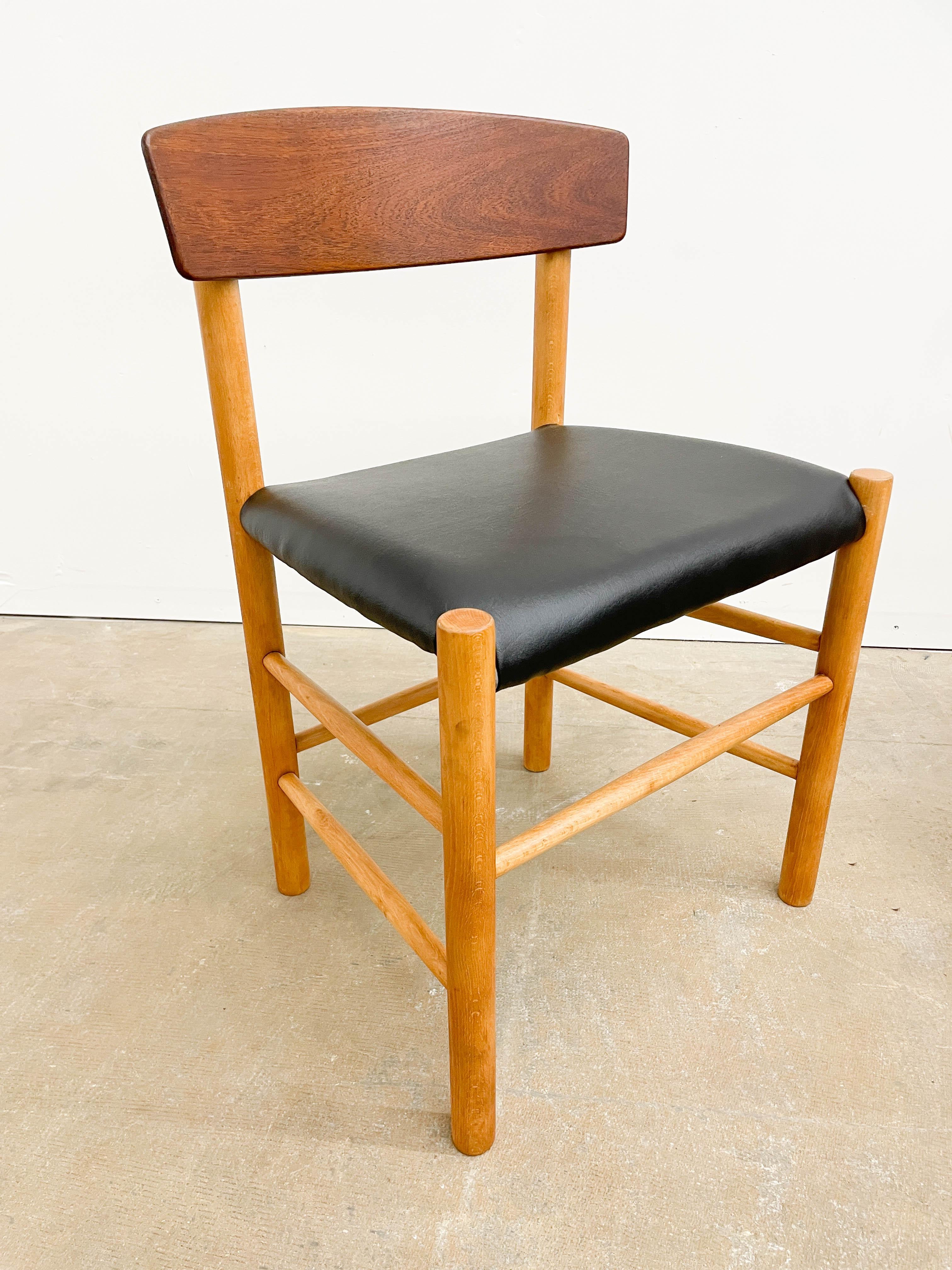 Early J39 Dining Chairs by Børge Mogensen 3