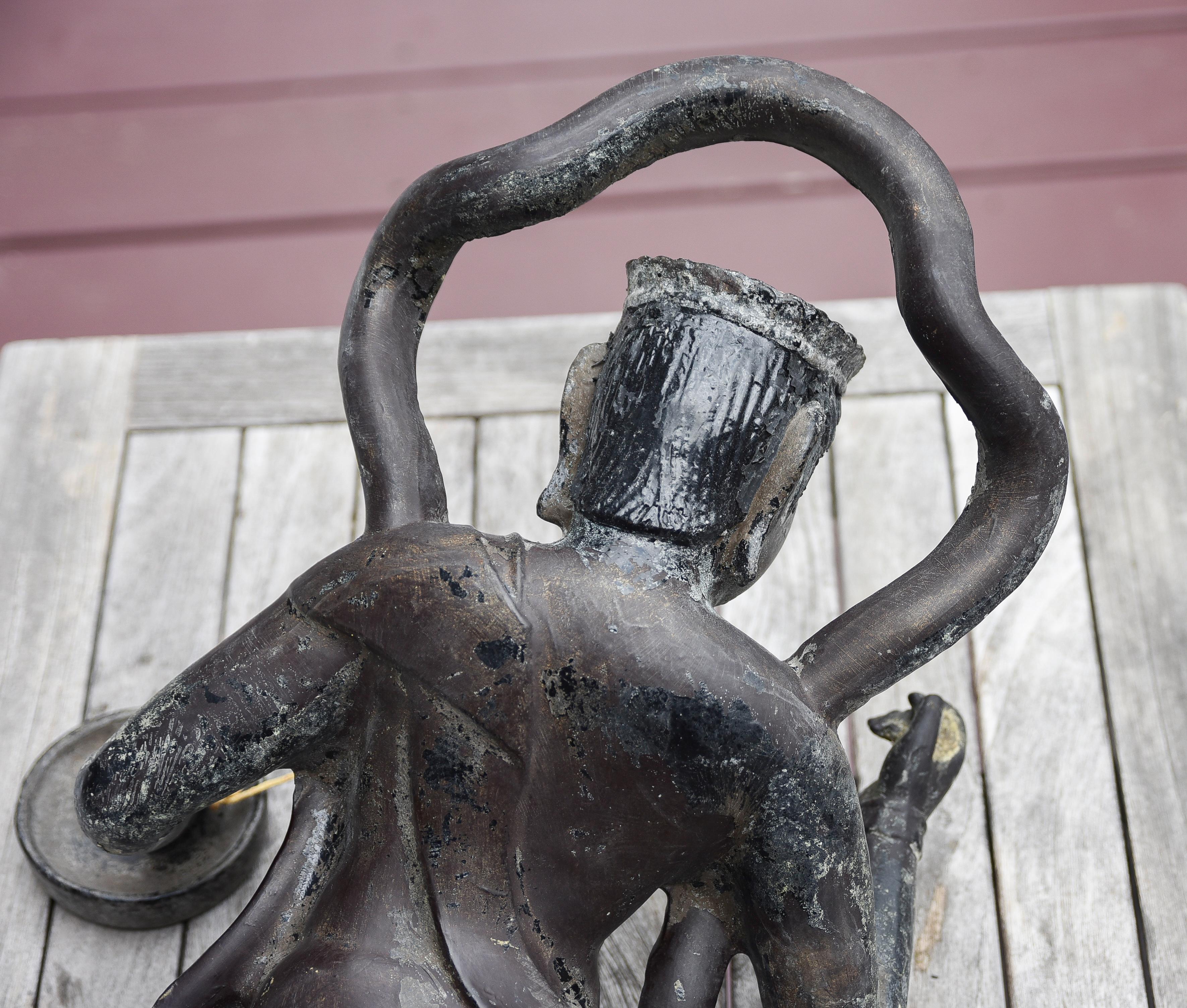 Figure céleste bouddhiste japonaise ancienne - probablement plus de 500 ans - Kamakura en vente 11