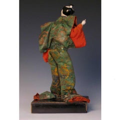 Early Japanese Takeda Ningyo of a Kabuki Actor in the Role of Kumagai Naozane