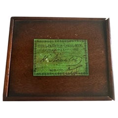 Early Jaques Chess Set and Sliding Lid Box