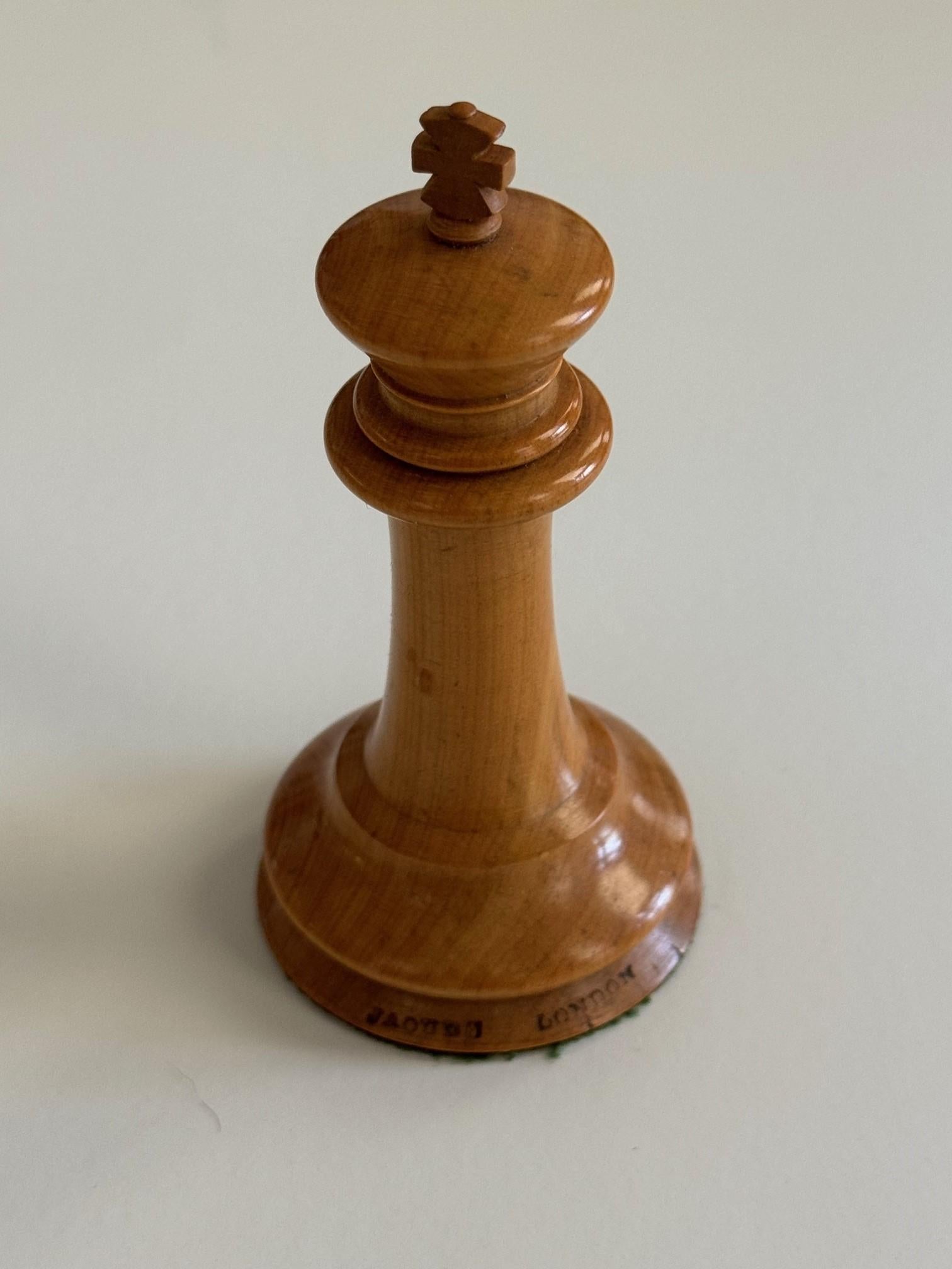Set di scacchi Jaques, circa 1870 In condizioni buone in vendita a Flower Mound, TX