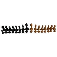 Early Jaques Chess Set Circa 1870