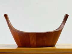 Early Jens Quistgaard for Dansk "Viking" Bowl, Staved Teak Danmark JHQ